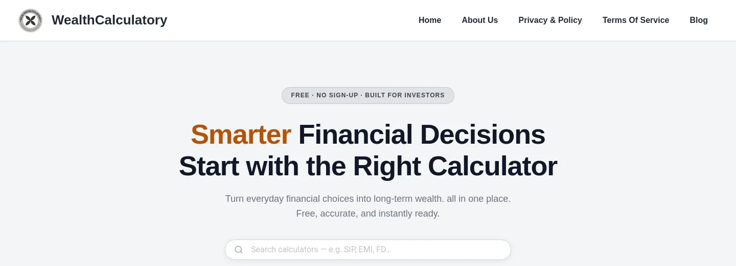 wealthcalculatory.com