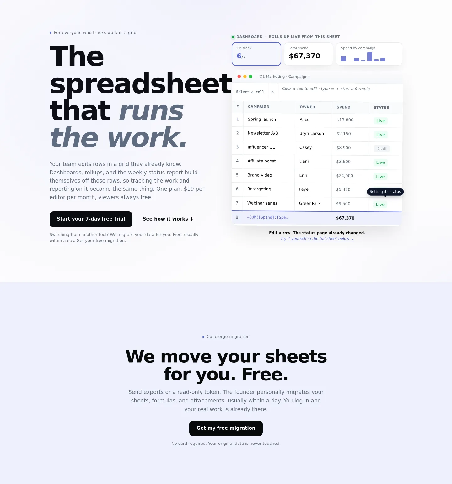 wisegrid.co Hero section