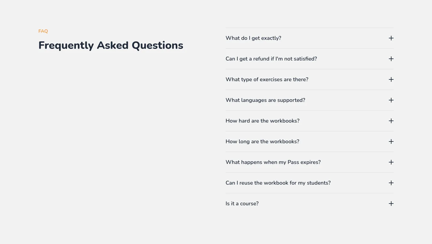 workbookpdf.com — a real FAQ section