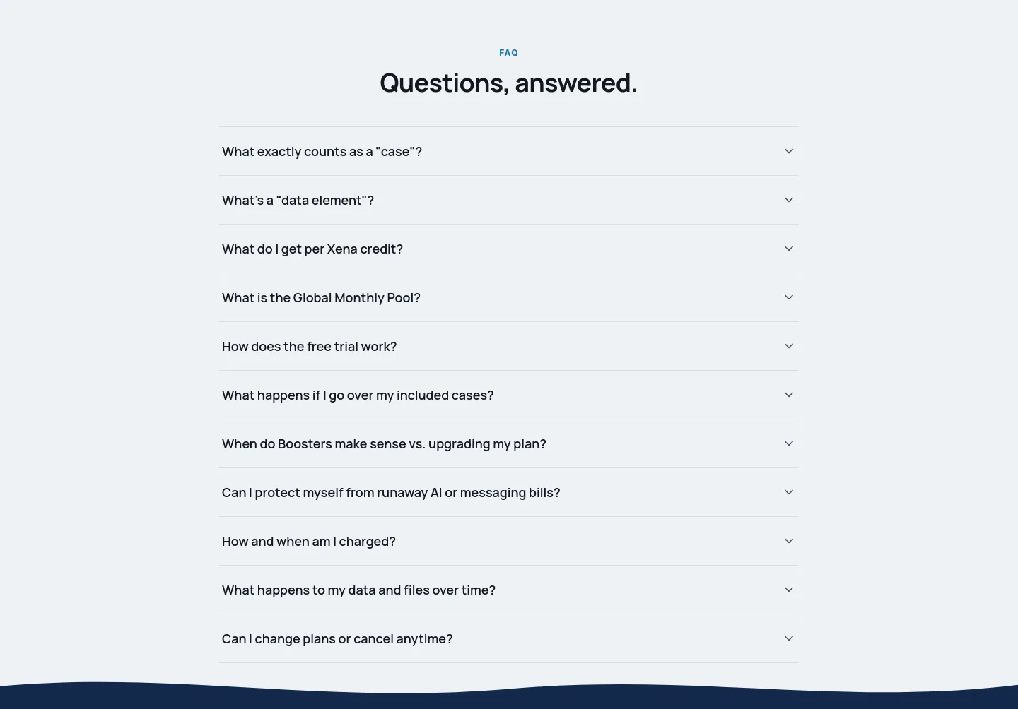 xenqu.ai FAQ section