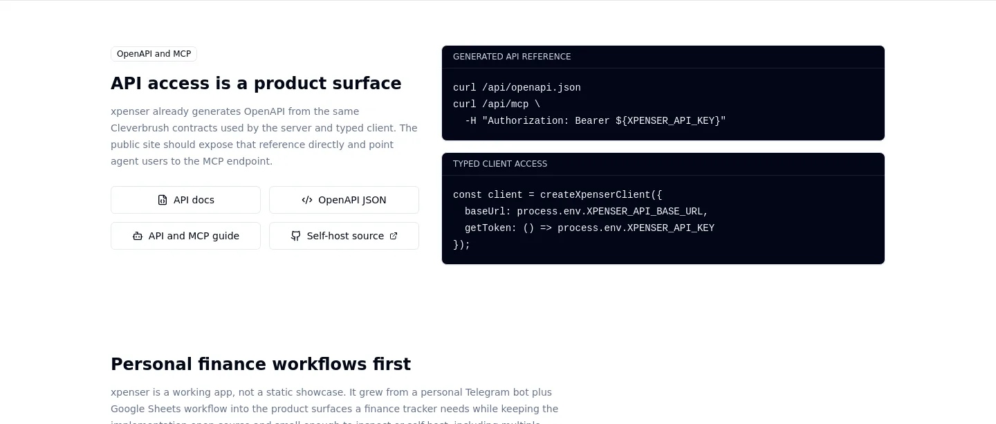 xpenser.cleverbrush.com — a real Logo Wall section