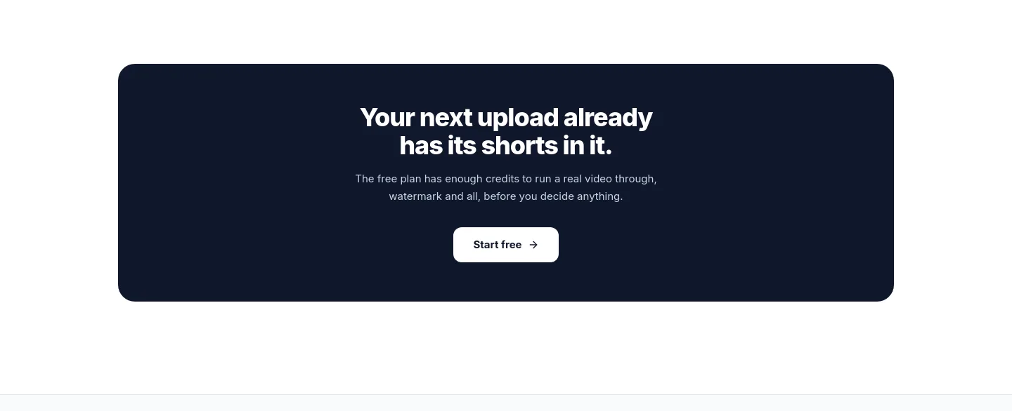 ytshorts.ai CTA section