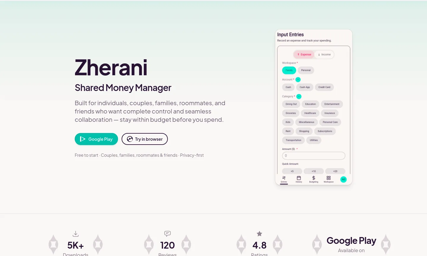 zherani.my.id — a real Hero section