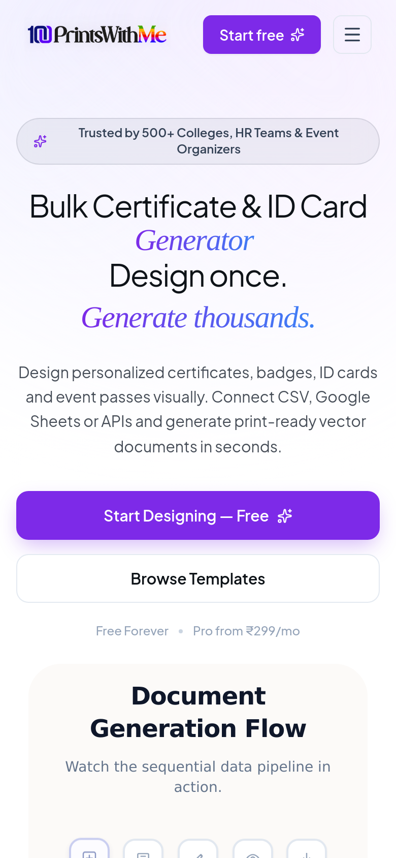 Homepage / Lander