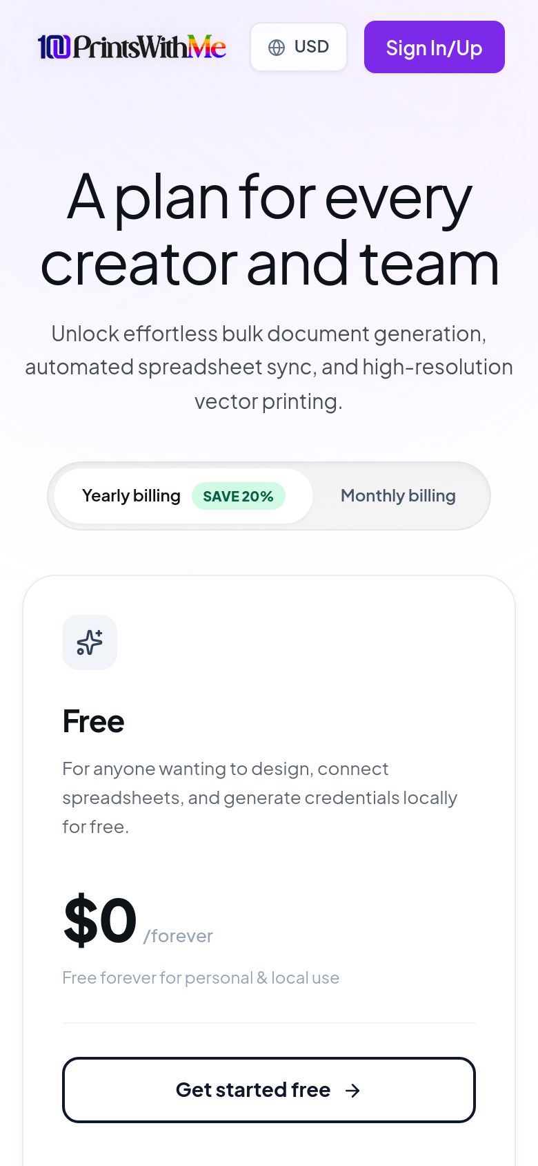 Pricing