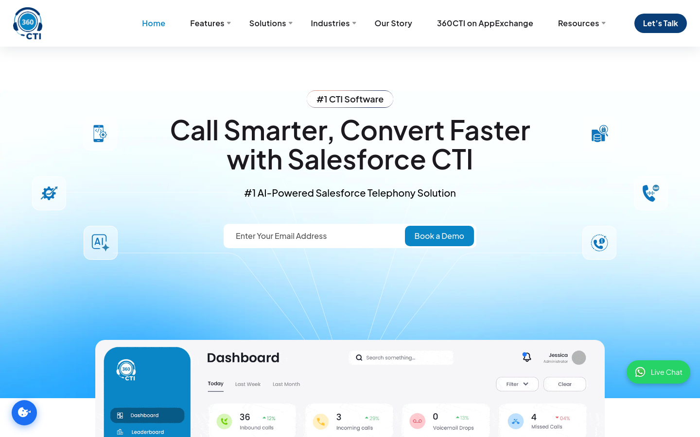 Captured Homepage / Lander
