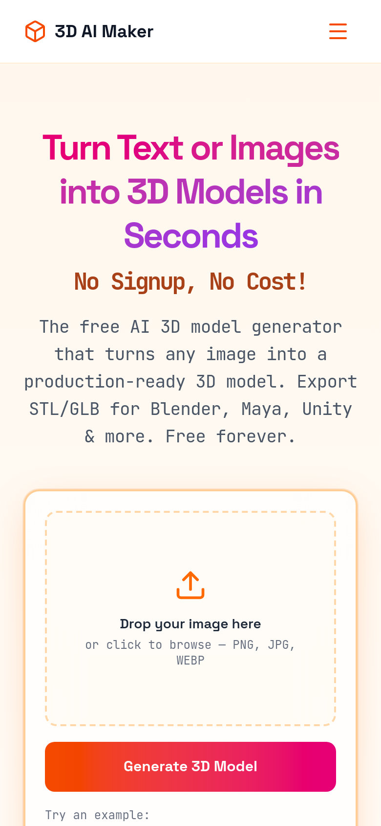 Homepage / Lander