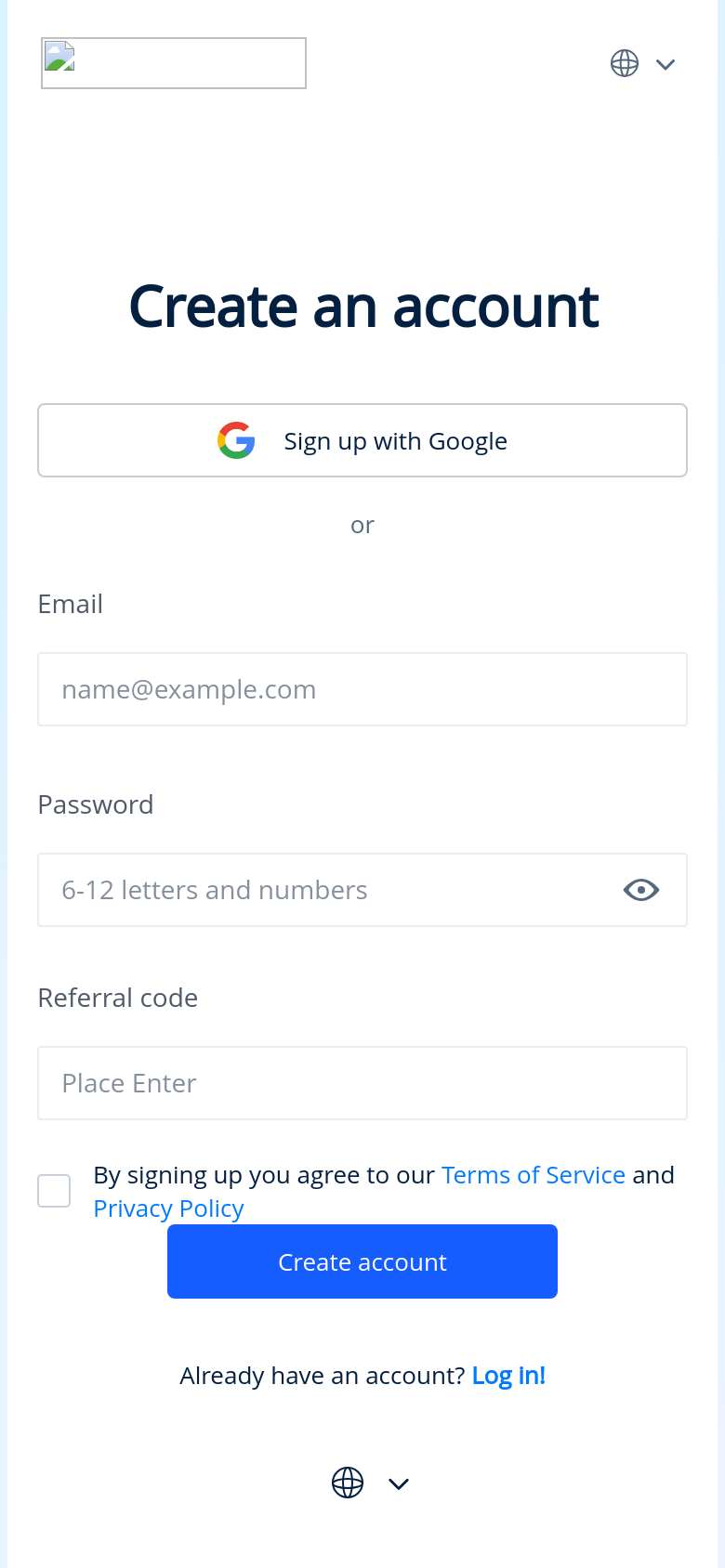 Signup