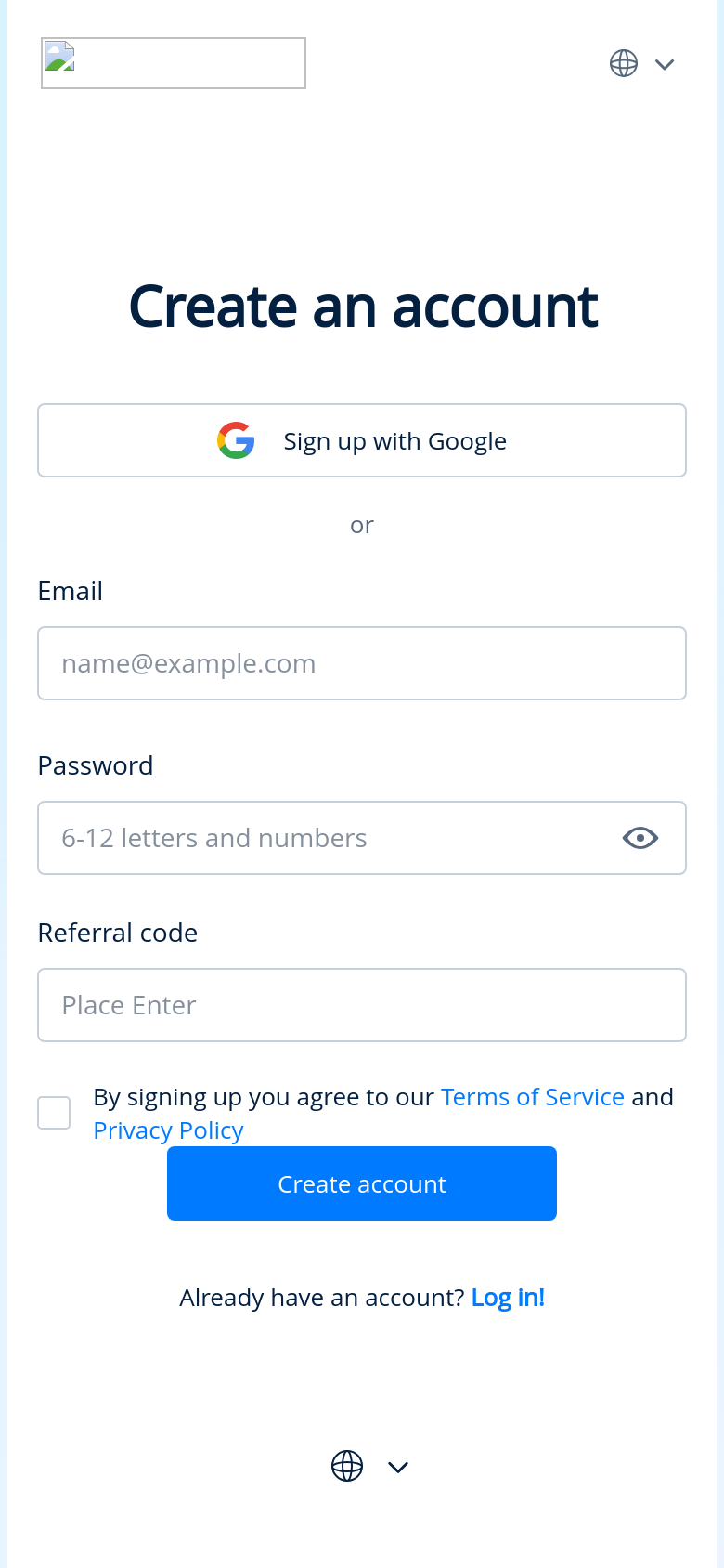 Signup
