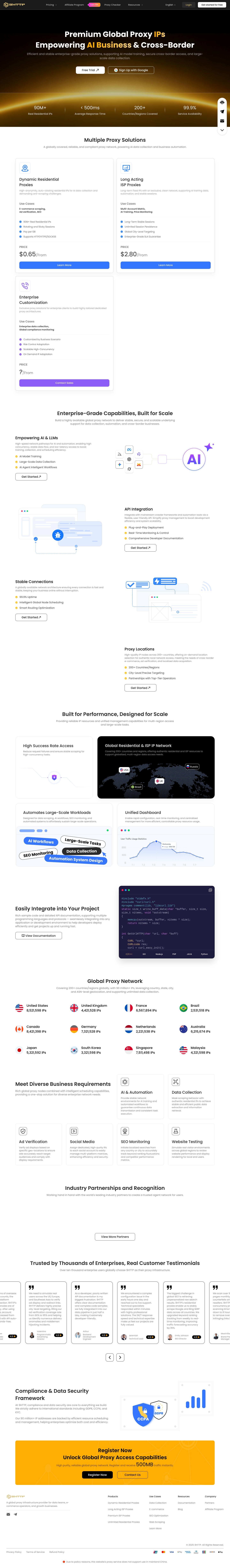 9http.com — Hero + Logo Wall + Logo Wall