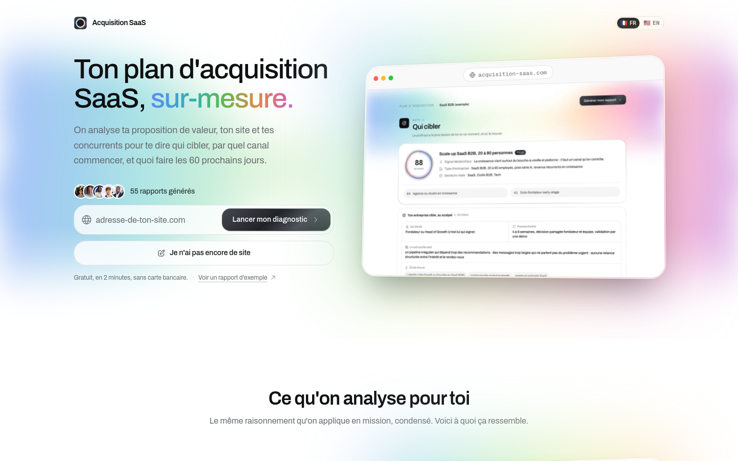 Captured Homepage / Lander