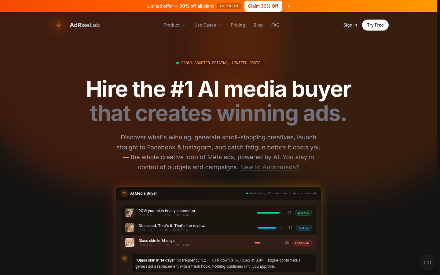 Captured Homepage / Lander