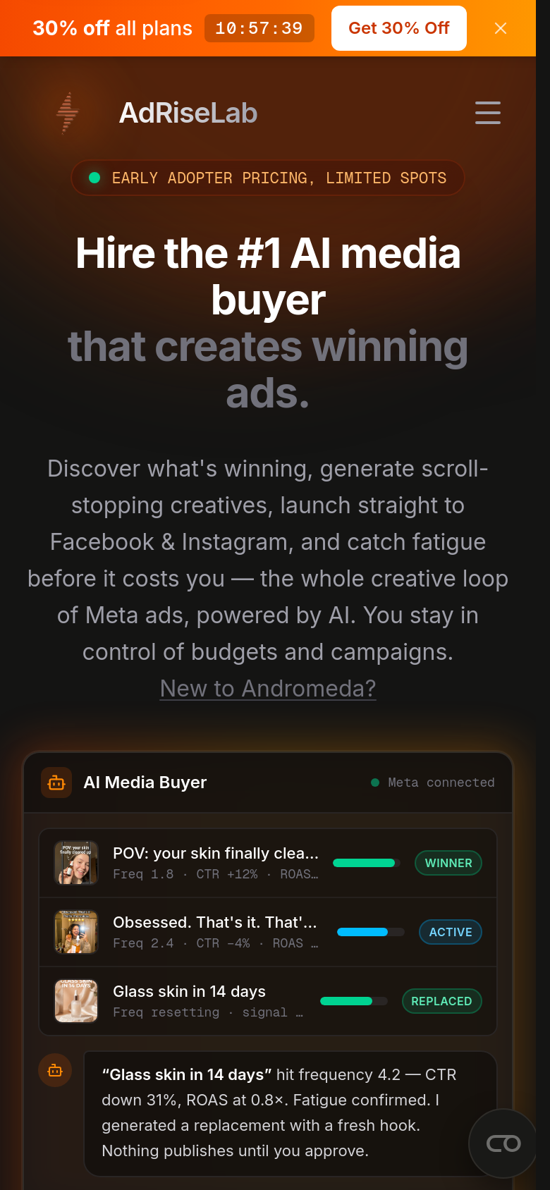 Homepage / Lander