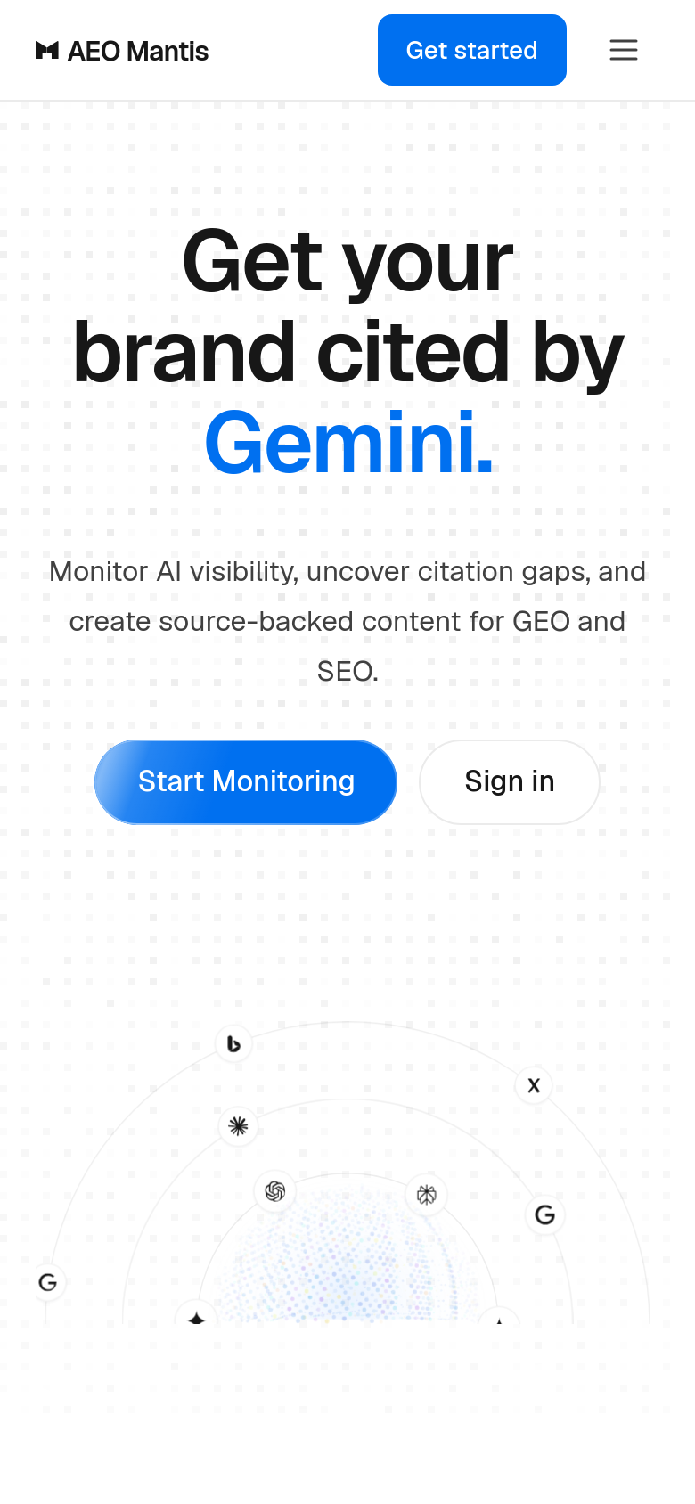 Captured Homepage / Lander