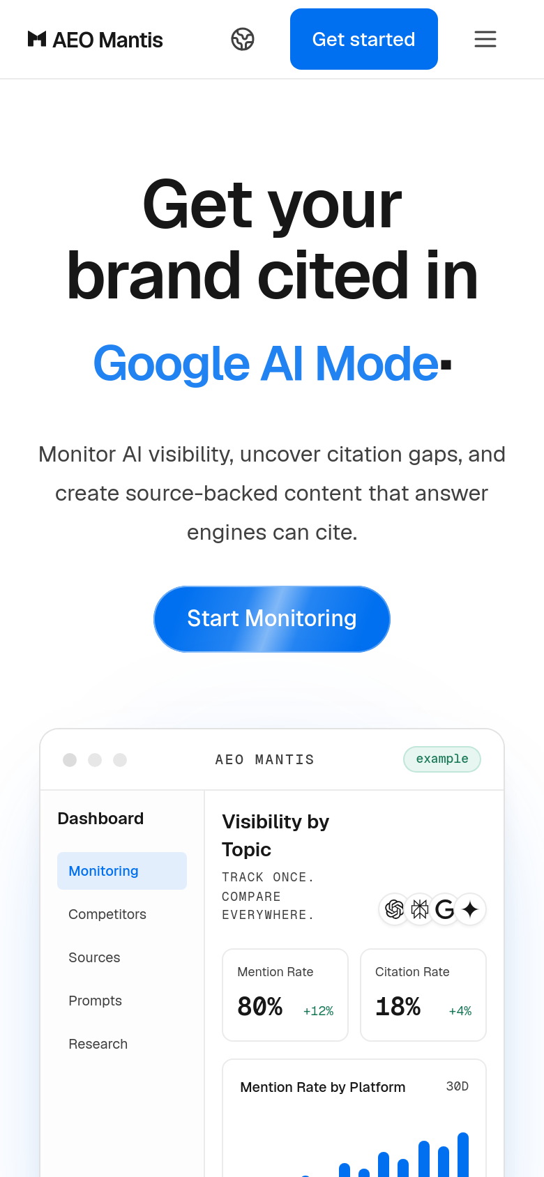 Homepage / Lander