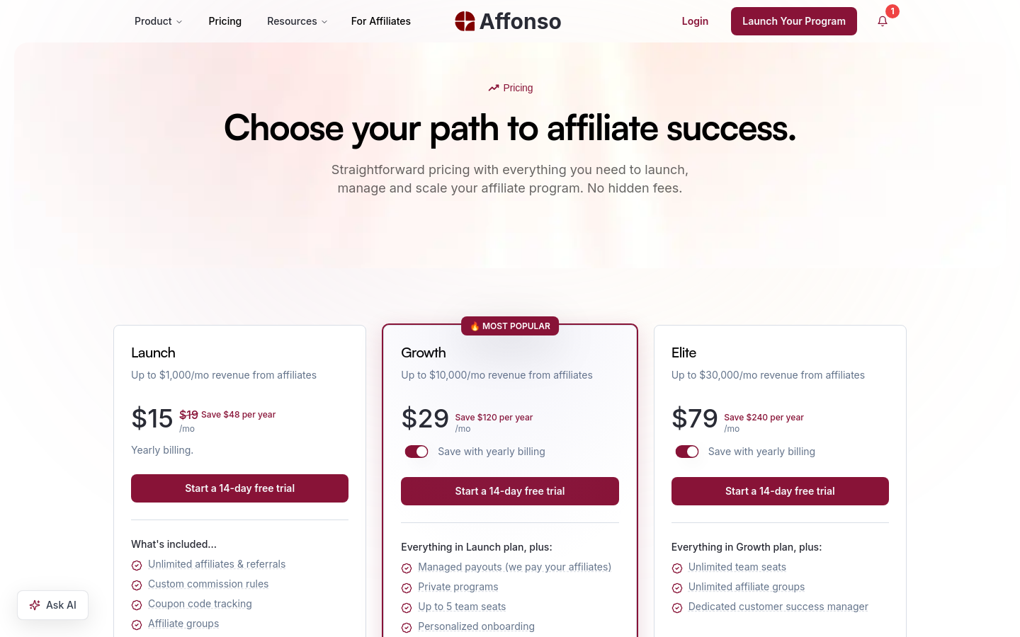 Pricing