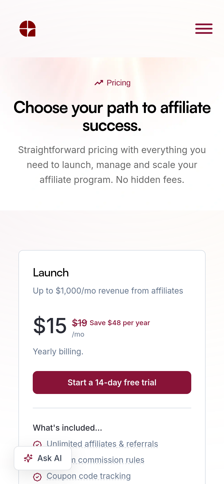Pricing