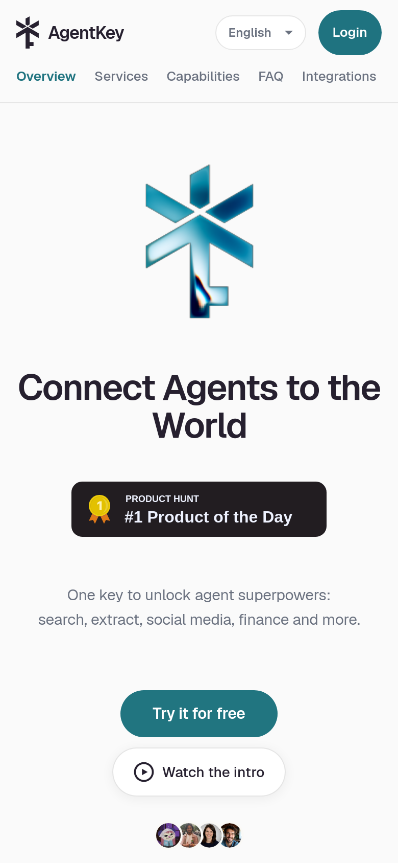 Homepage / Lander
