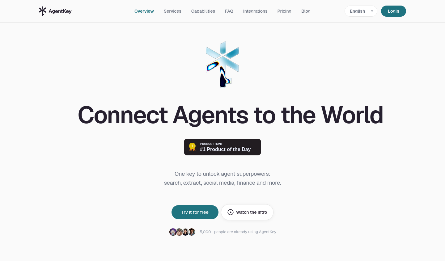 Captured Homepage / Lander