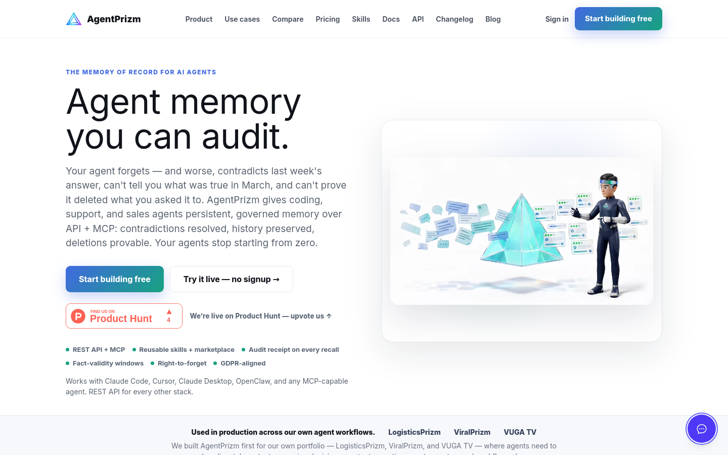 Captured Homepage / Lander