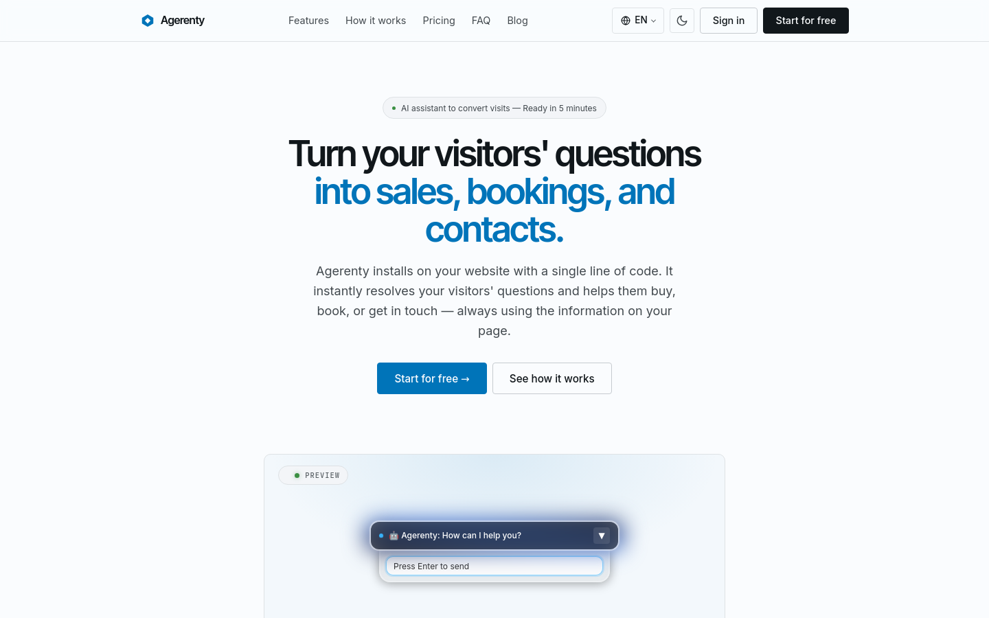 Captured Homepage / Lander