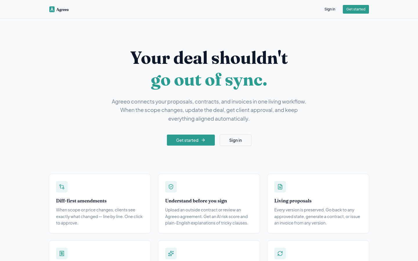 Captured Homepage / Lander