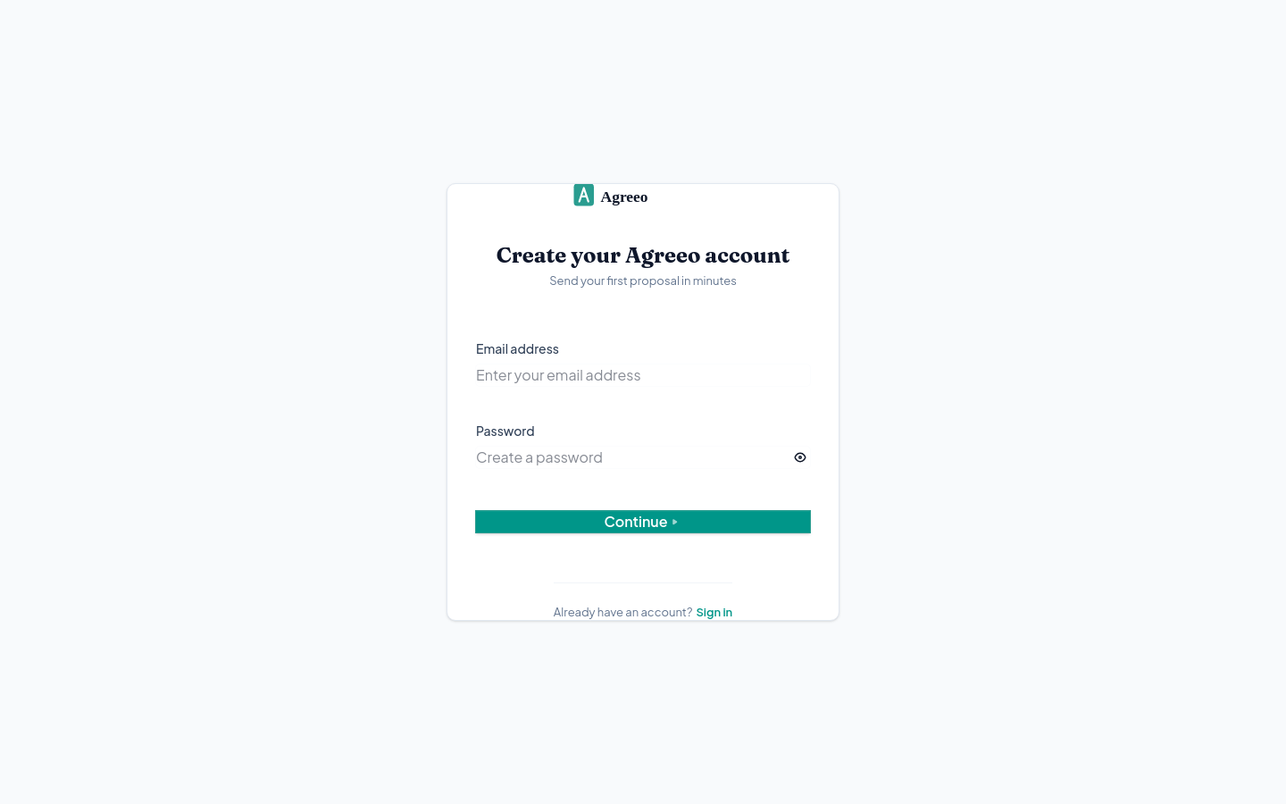 Sign Up