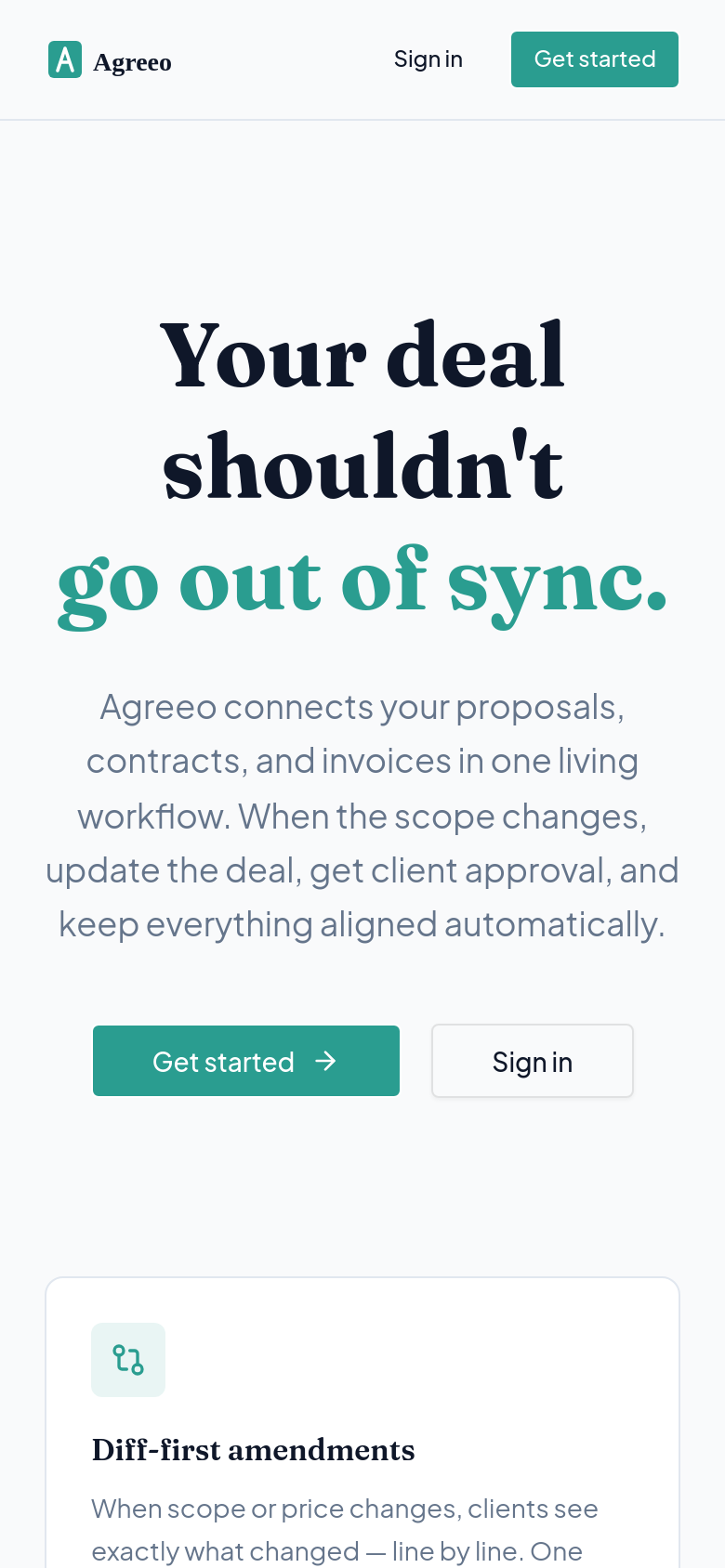 Homepage / Lander