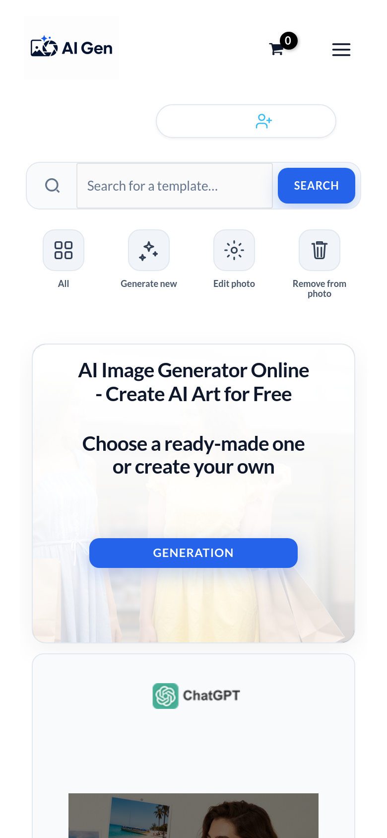 Homepage / Lander