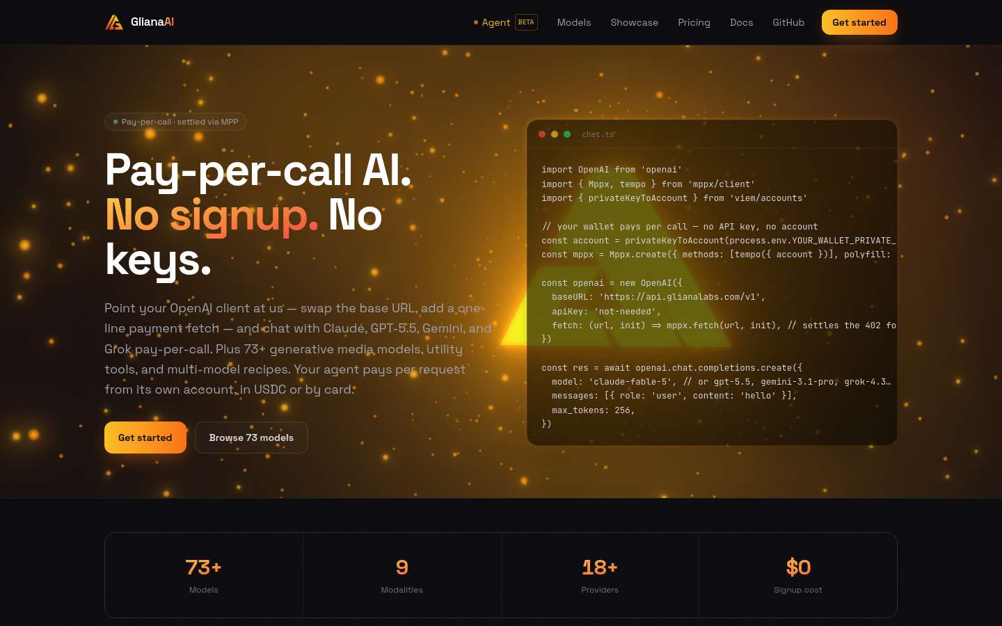 ai.glianalabs.com section