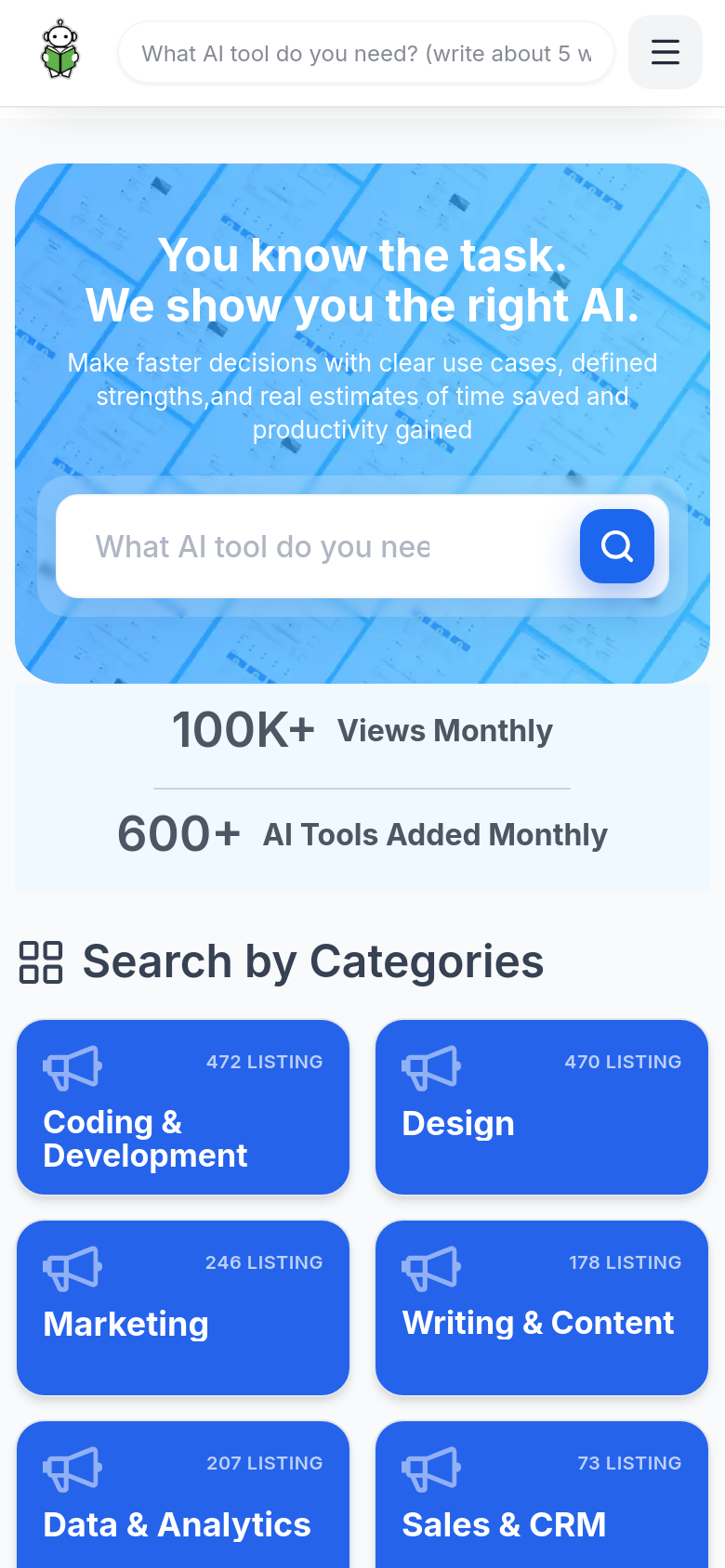 Homepage / Lander