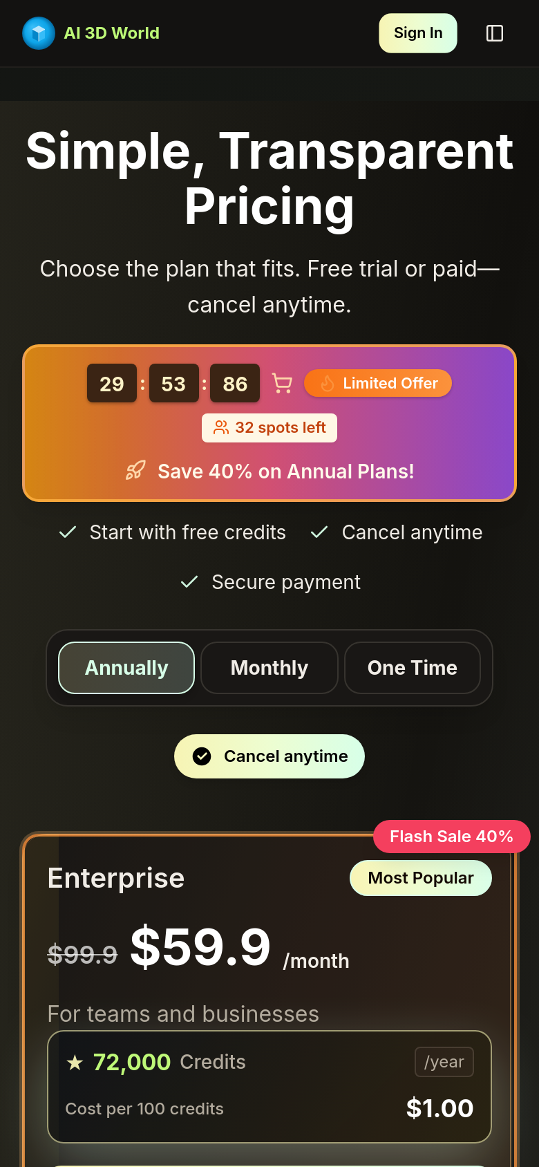 Pricing