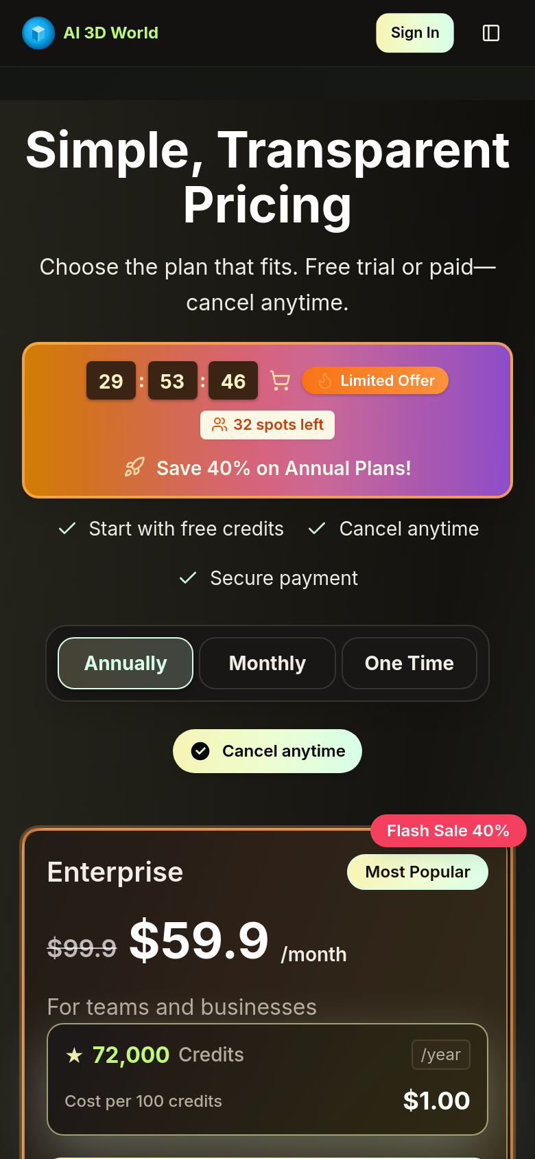 Pricing