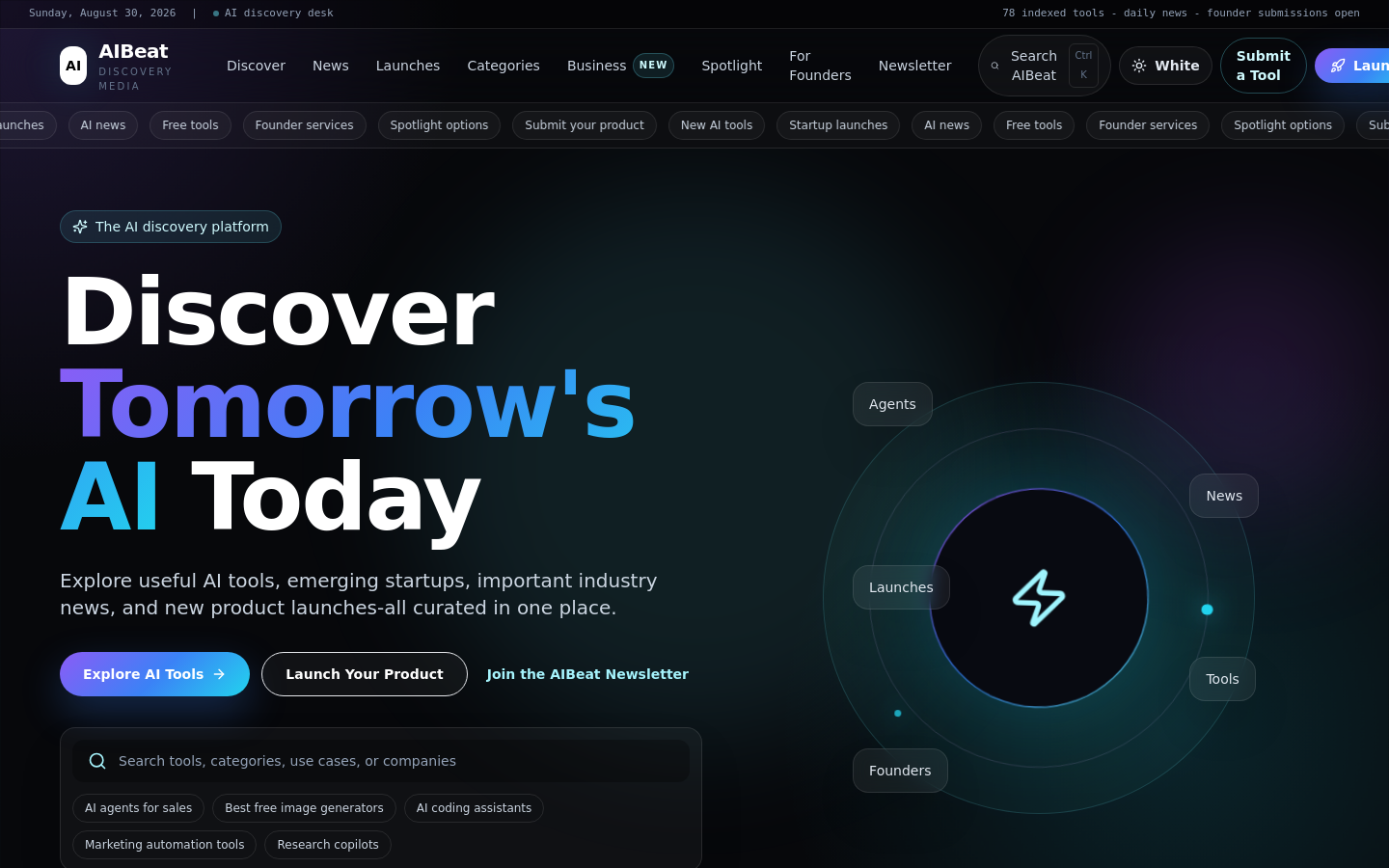Captured Homepage / Lander