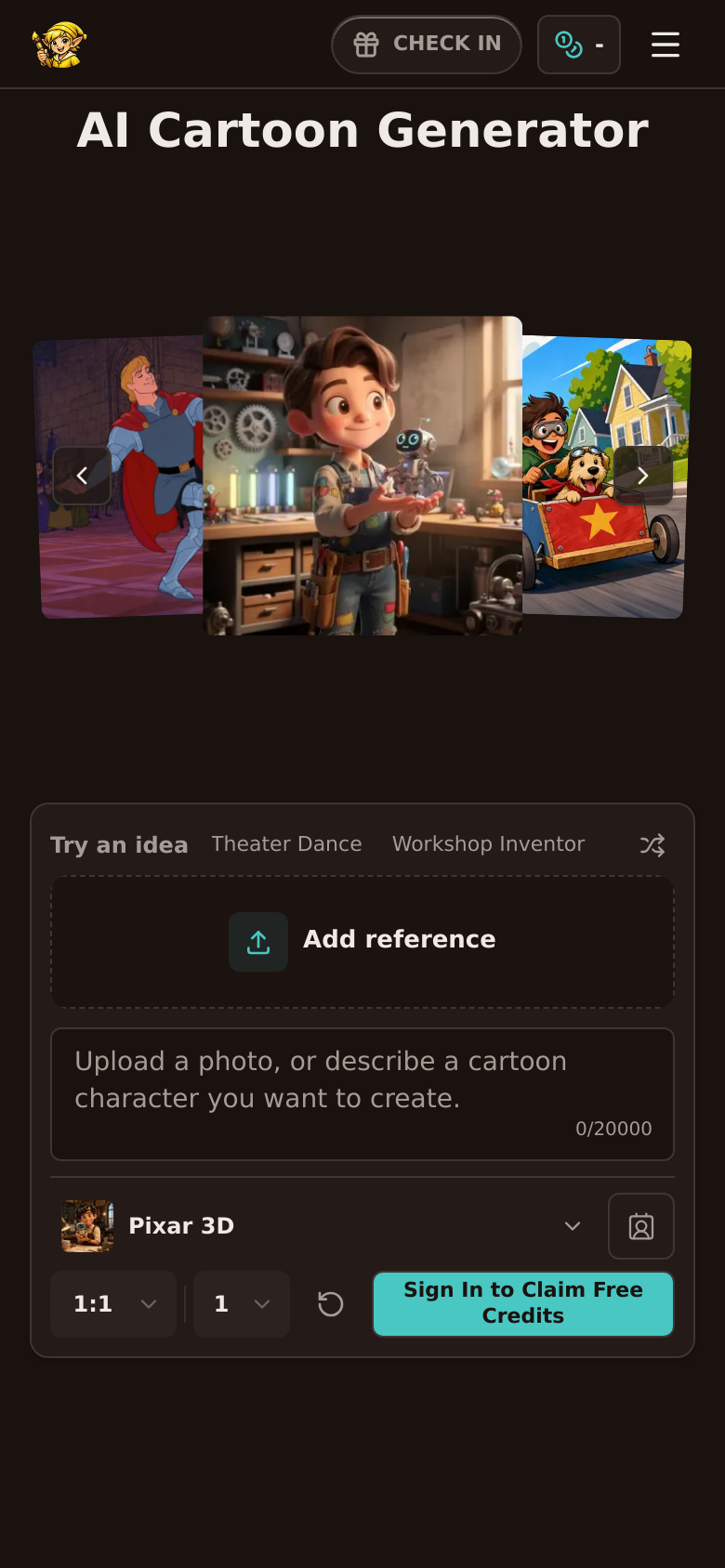 Homepage / Lander