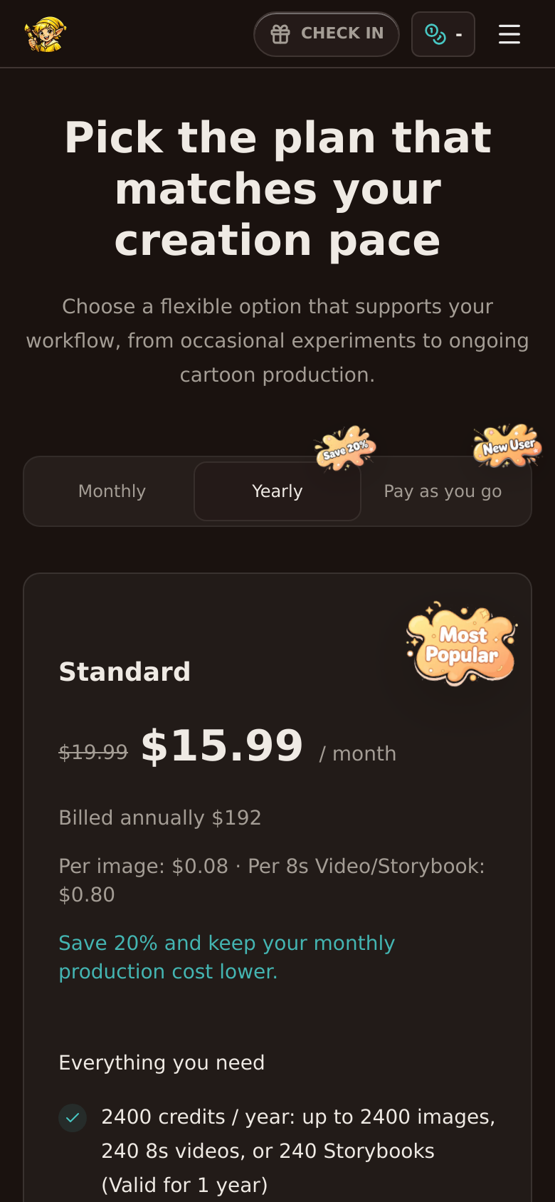 Pricing