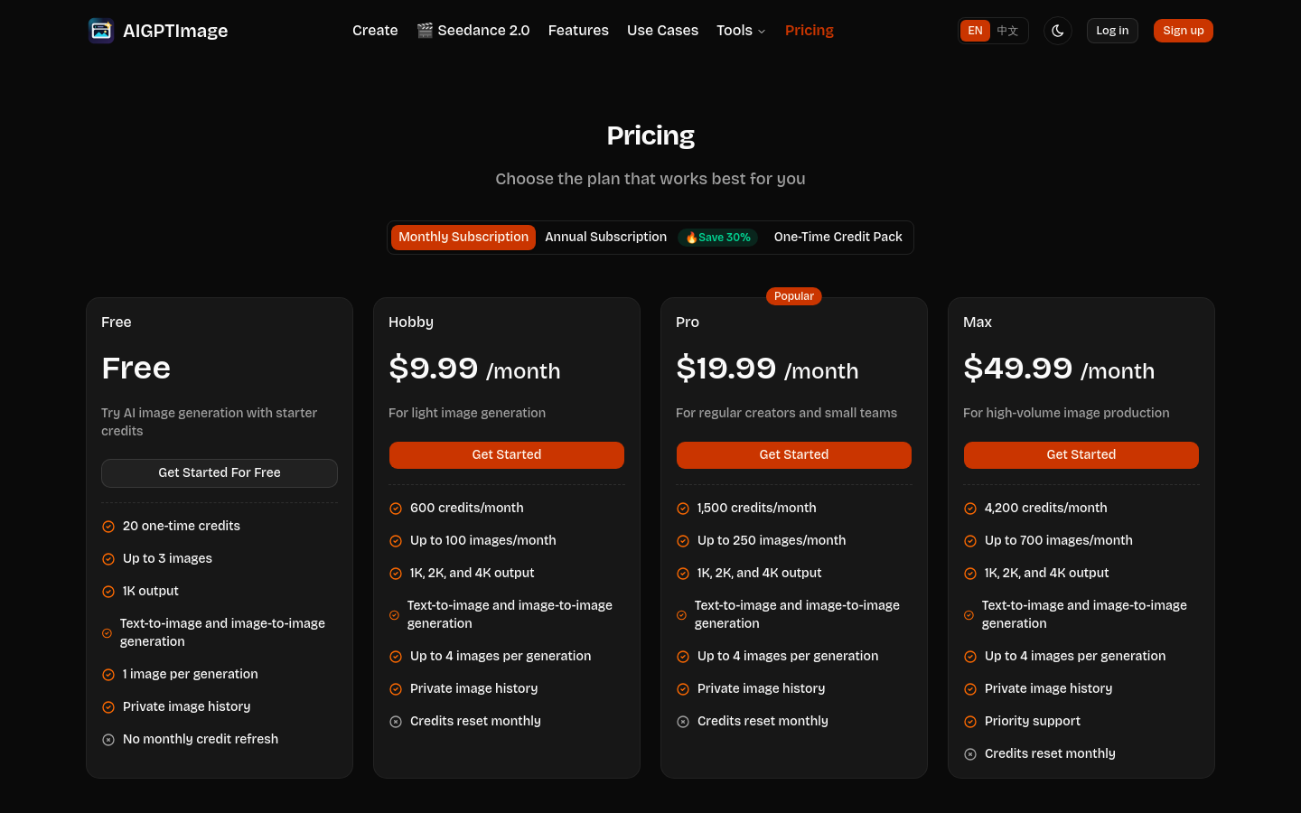 Pricing