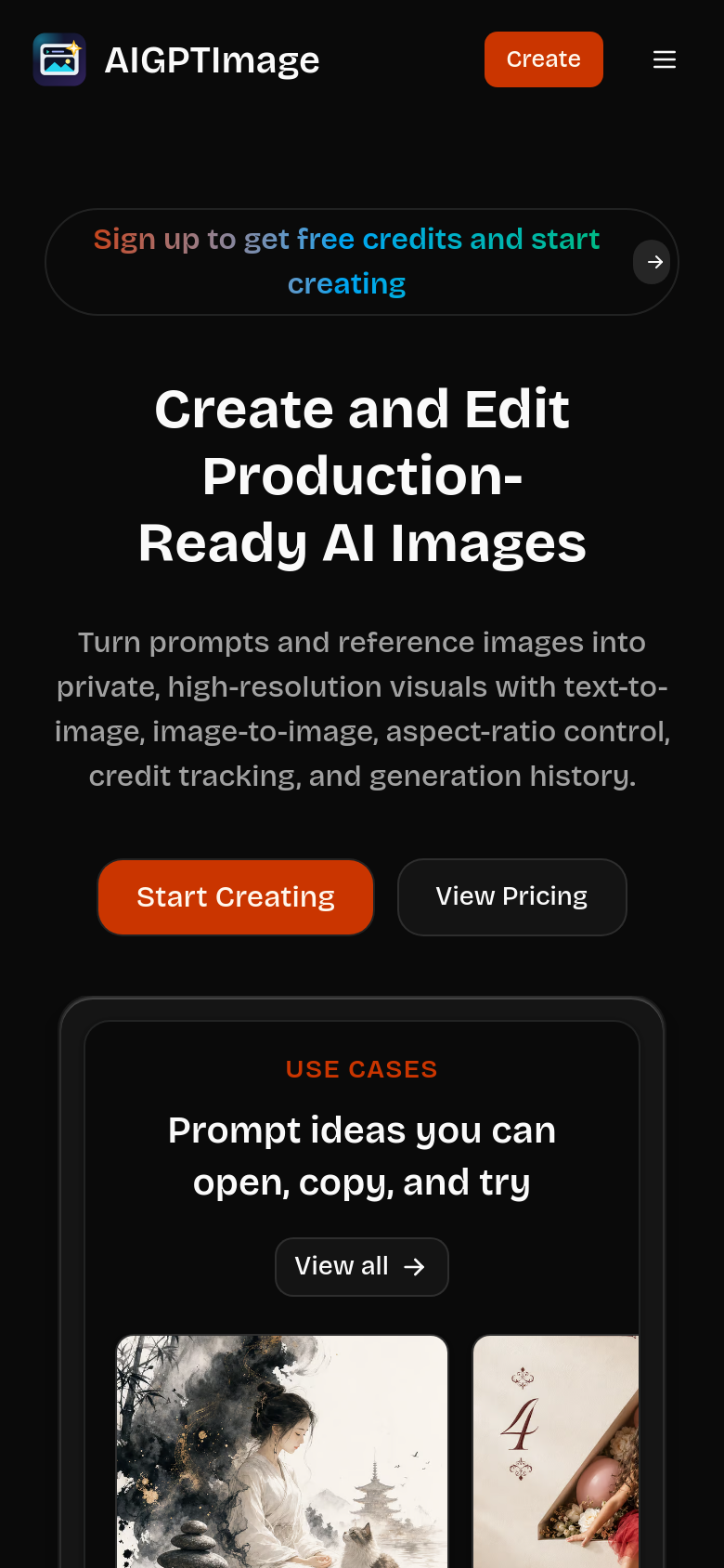 Homepage / Lander