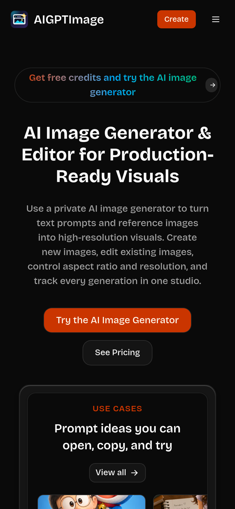 Homepage / Lander