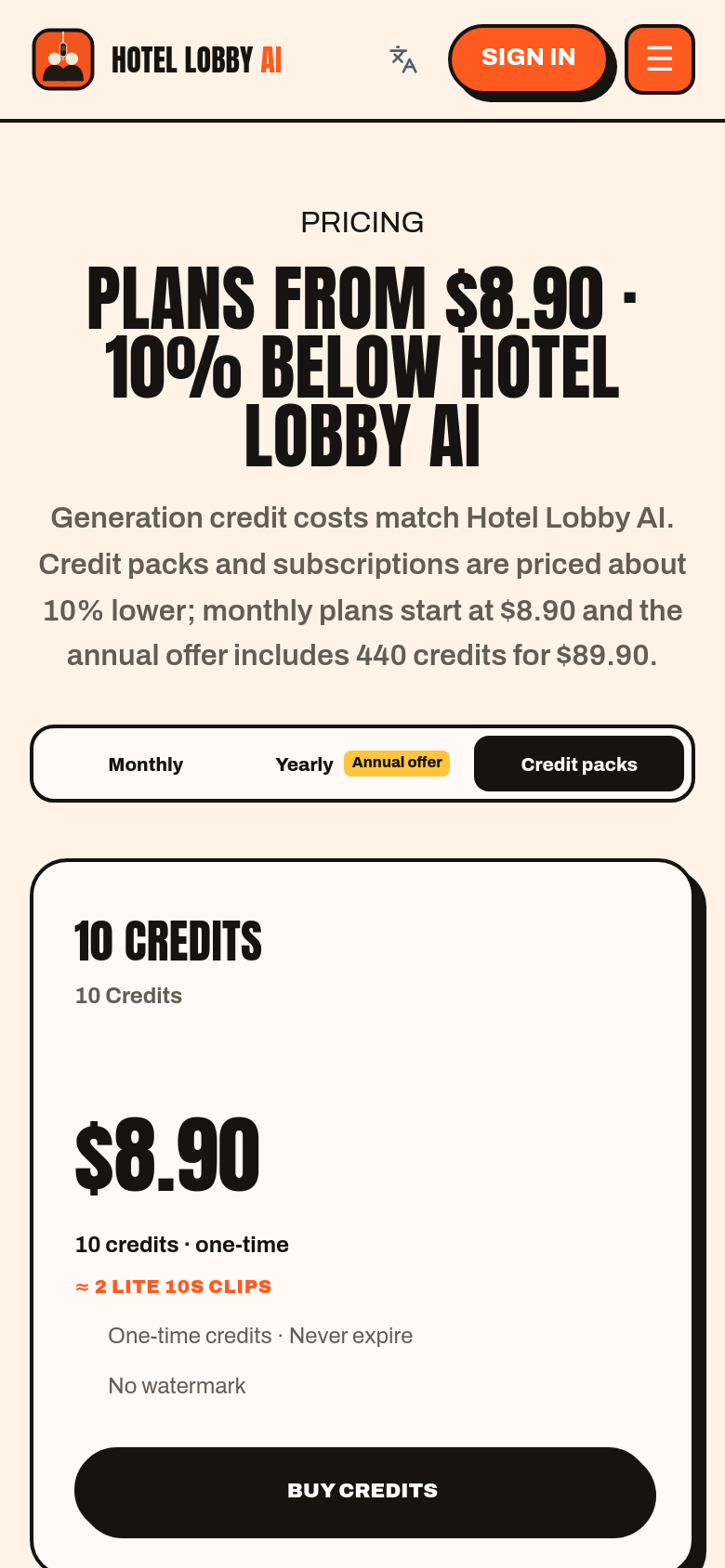 Pricing