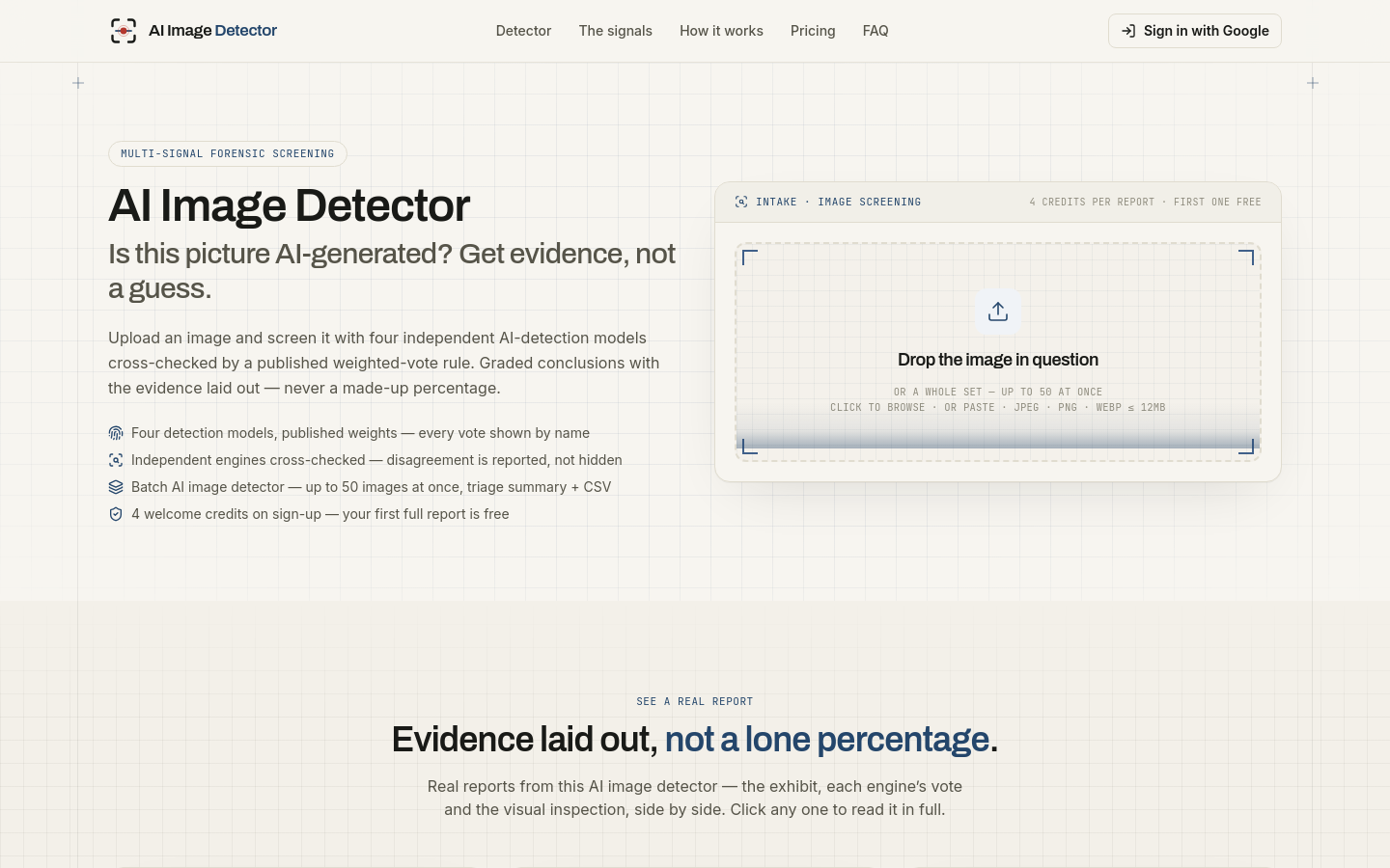 Captured Homepage / Lander