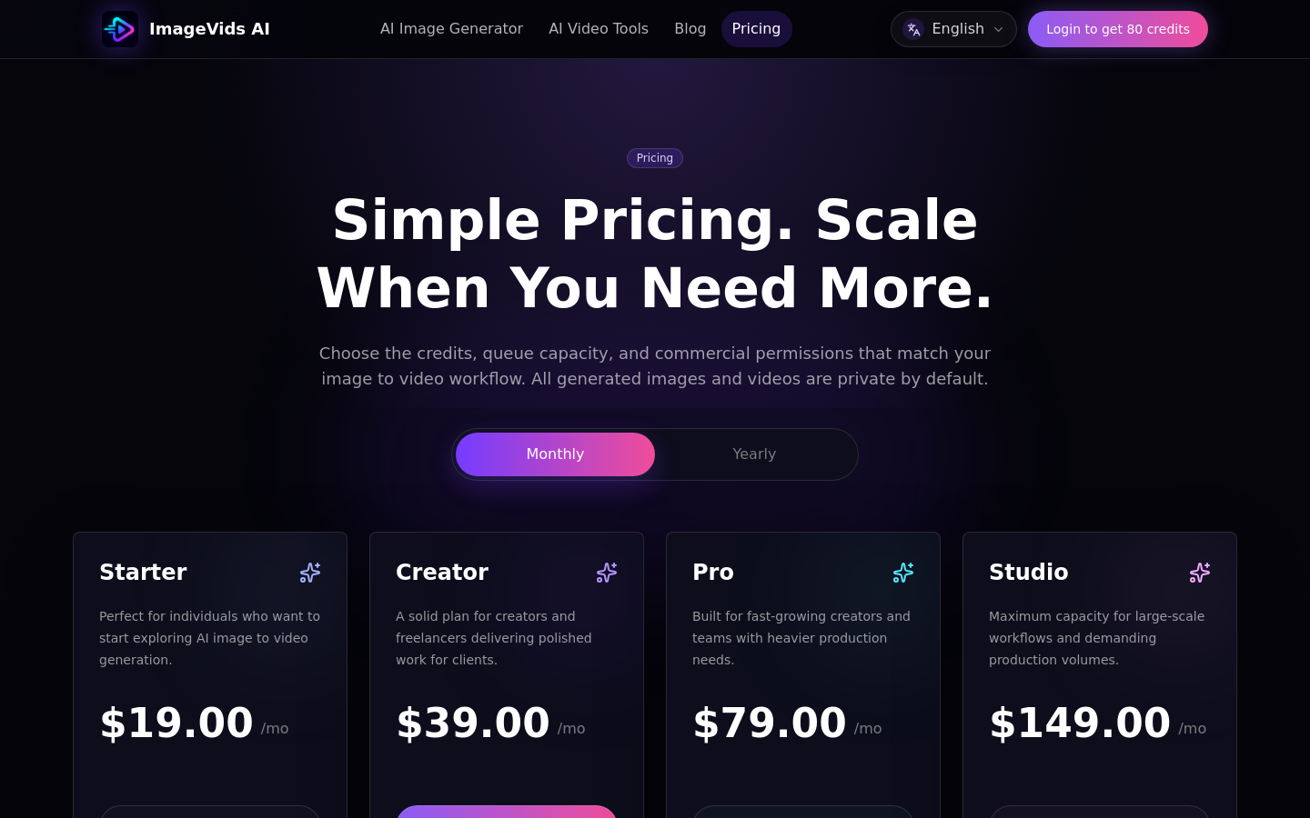 Pricing