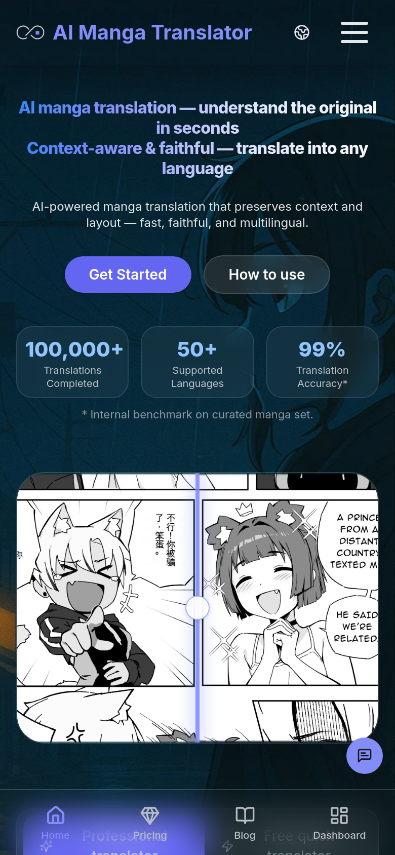 Homepage / Lander