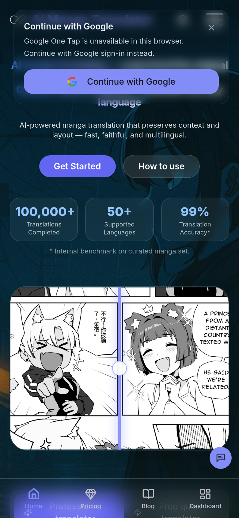 Homepage / Lander