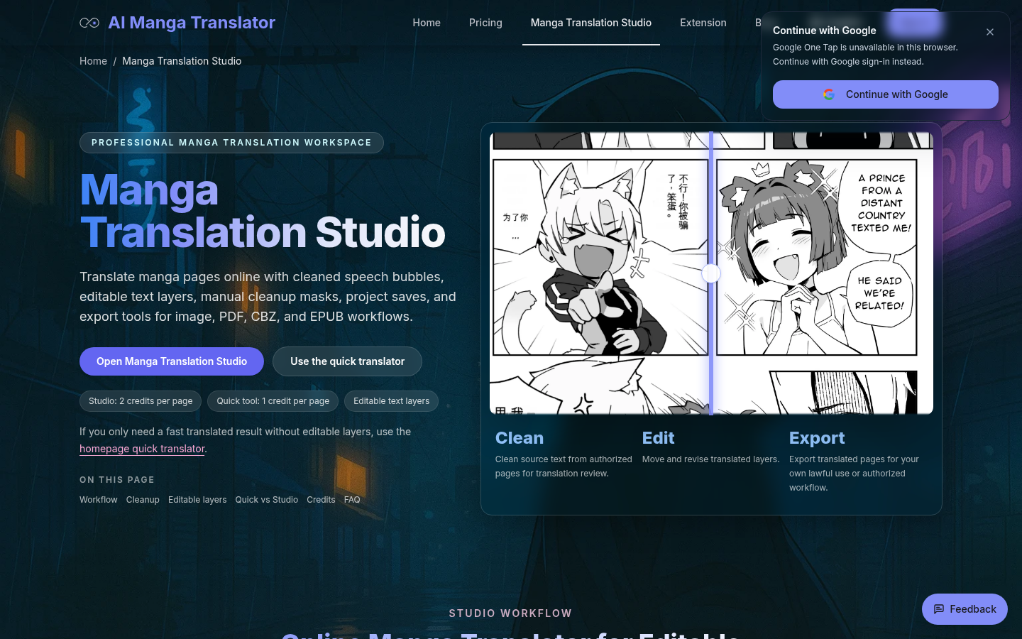 aimangatranslate.com capture