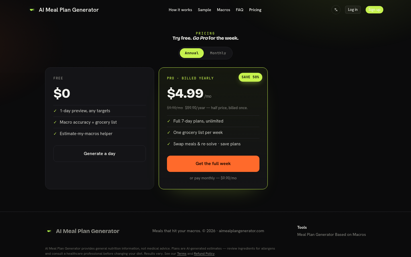 Pricing