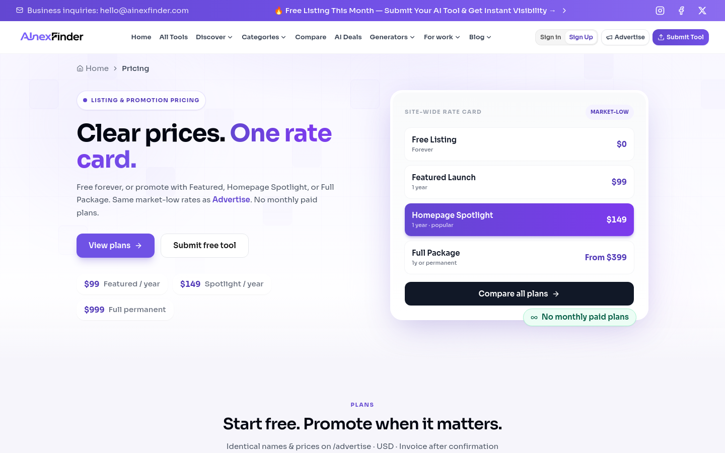 Pricing