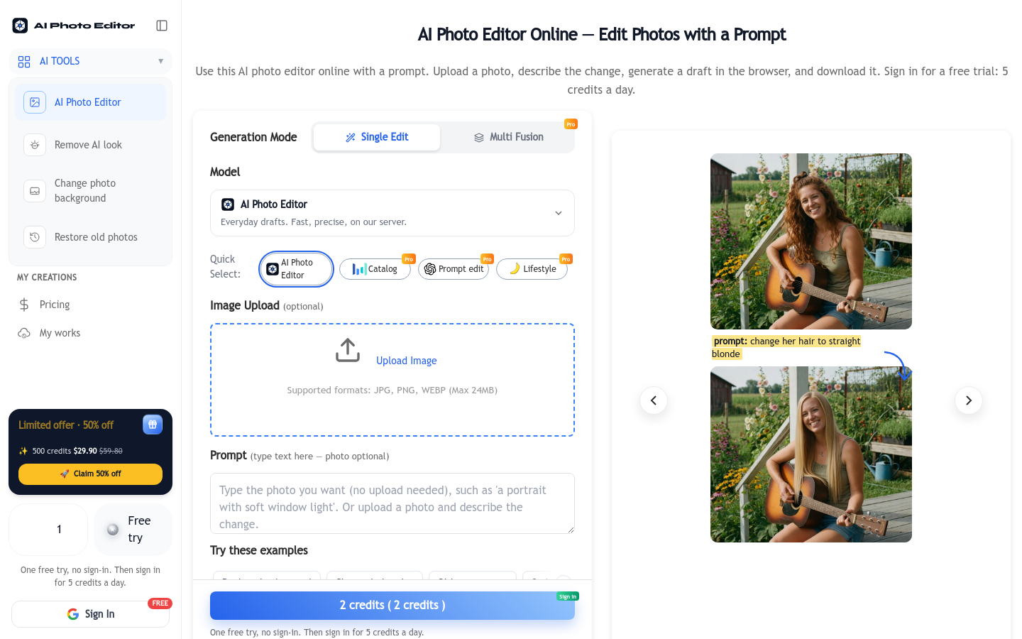 Captured Homepage / Lander