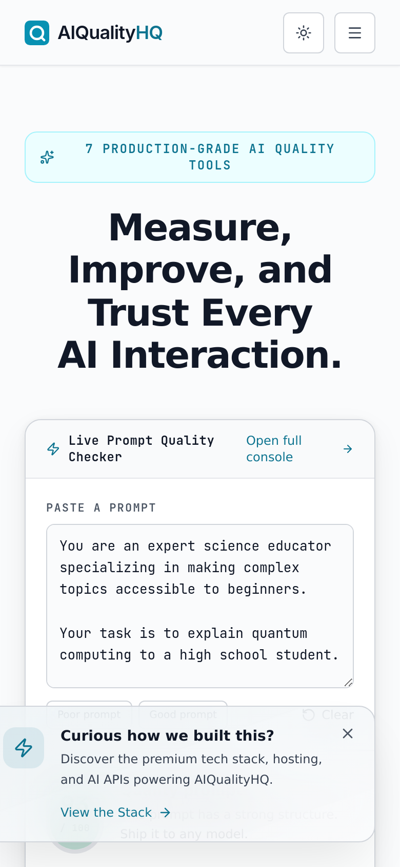 Homepage / Lander