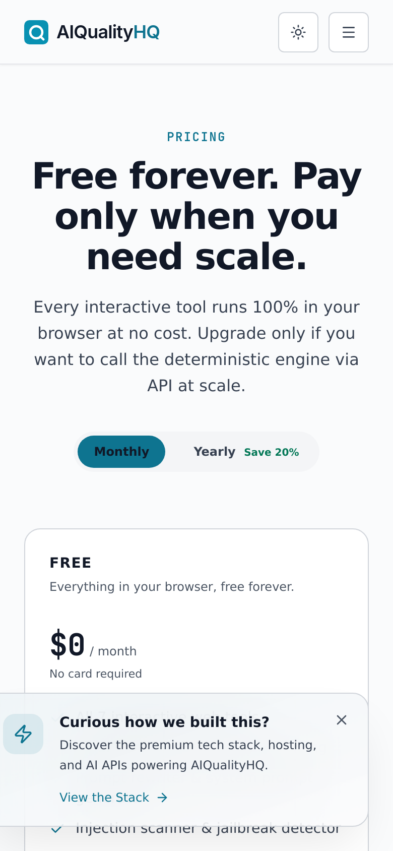 Pricing